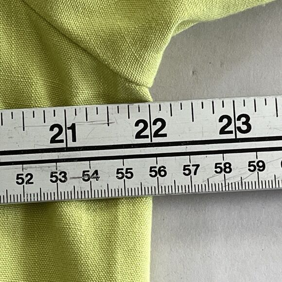 New WOT Lesley Fay Sport Estilo Women’s Blazer SZ 12 Lemon Lime Green Pockets - Picture 7 of 10